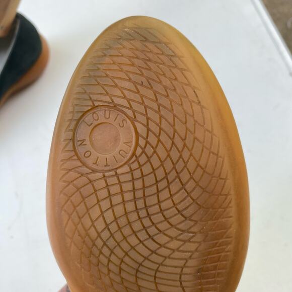 Authentic Louis Vuitton Grey Suede Slip On Shoes Sz 6.5 (37) great condition! - Picture 9 of 9